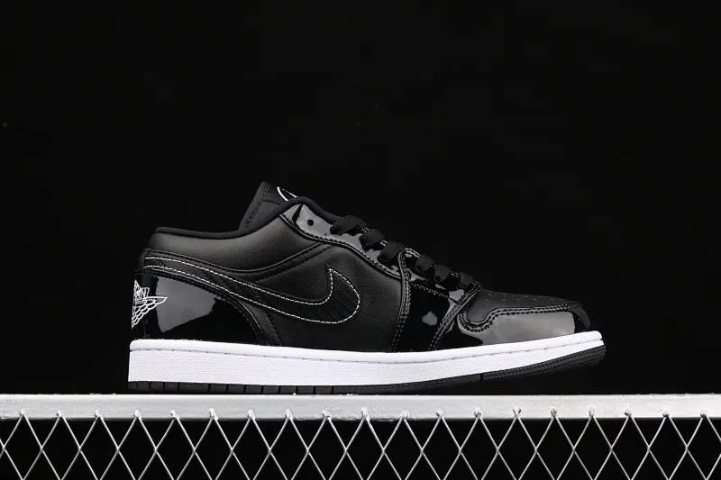 All categories Air Jordan Jordan series basketball shoes Air Jordan 1 Low Air Jordan 1 Low ASW AJ1 Joe 1 low-top All-star patent leather black low-top basketball shoes DD1650-001